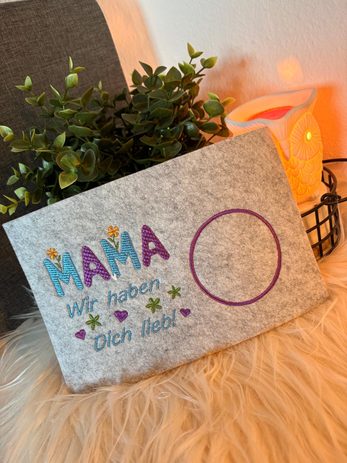 Untersetzer "Mama Wir haben Dich Lieb!"