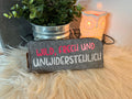 Filztasche "Unwiderstehlich"